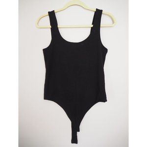 Banana Republic Black Tank Top Thong Bodysuit Size S